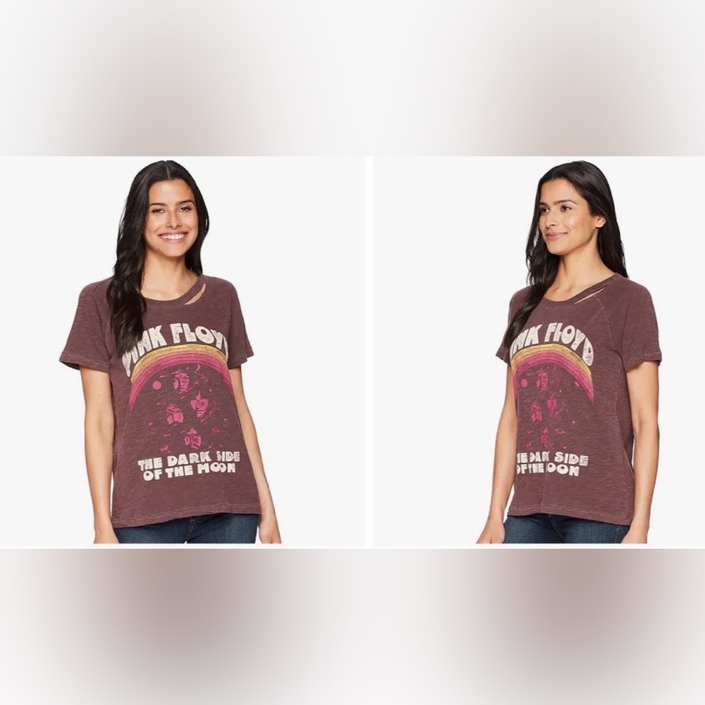 PINK FLOYD Lucky Brand Dark Purple Graphic Tee